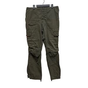 Y2K Abercrombie & Fitch Olive Green Cargo Pants Size 14